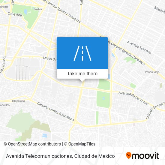 Avenida Telecomunicaciones map