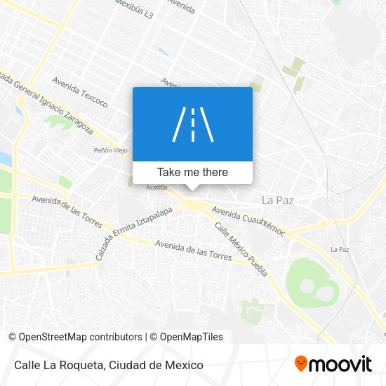 Mapa de Calle La Roqueta