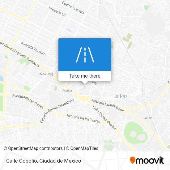 Calle Copolio map