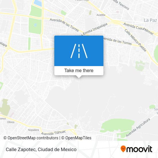 Mapa de Calle Zapotec