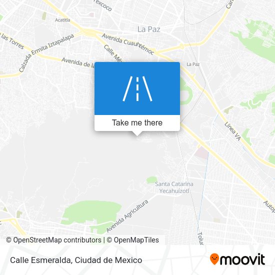 Calle Esmeralda map