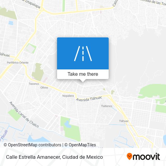 Calle Estrella Amanecer map