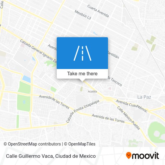 Calle Guillermo Vaca map