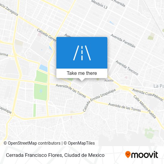 Cerrada Francisco Flores map