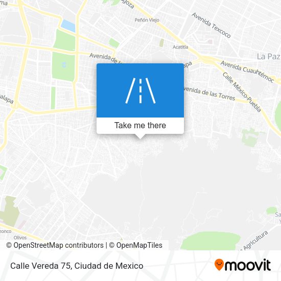 Calle Vereda 75 map