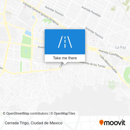 Cerrada Trigo map