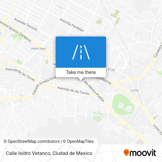 Calle Isidro Vetanco map