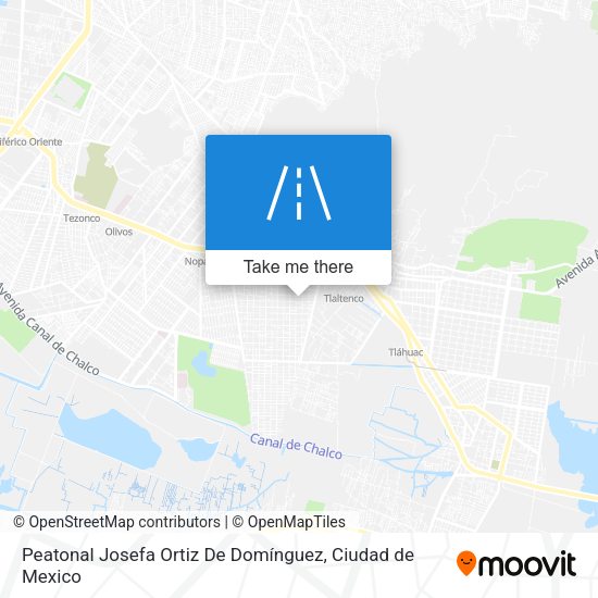 Peatonal Josefa Ortiz De Domínguez map
