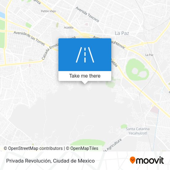 Privada Revolución map