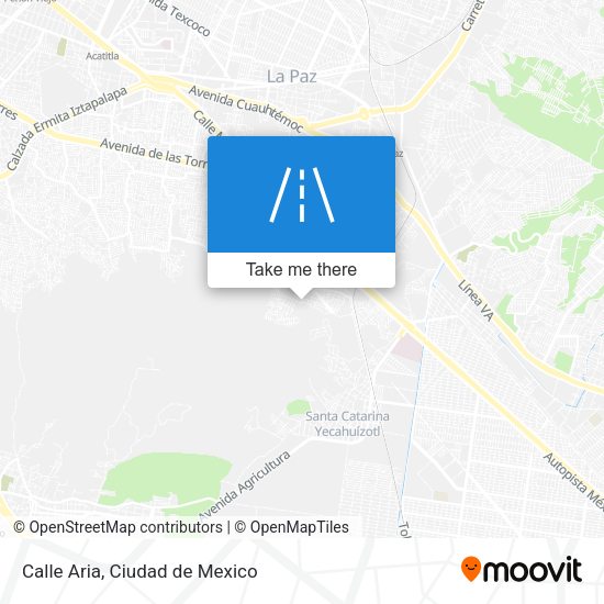 Mapa de Calle Aria