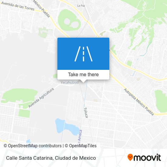 Mapa de Calle Santa Catarina
