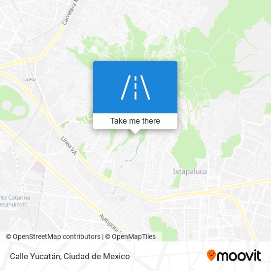 Mapa de Calle Yucatán