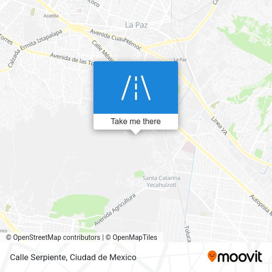 Calle Serpiente map