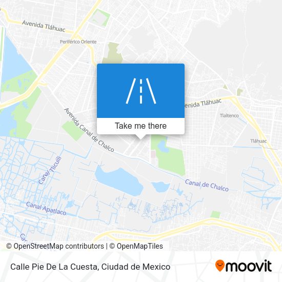 Mapa de Calle Pie De La Cuesta