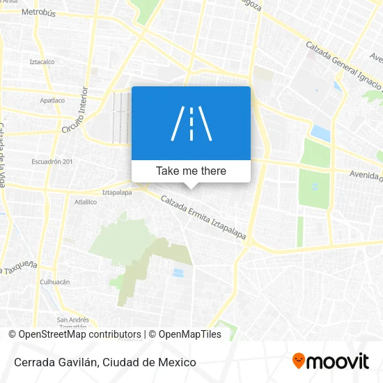 Cerrada Gavilán map