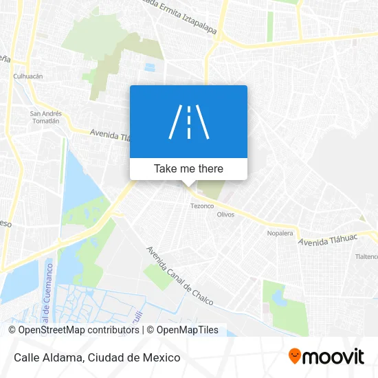 Mapa de Calle Aldama