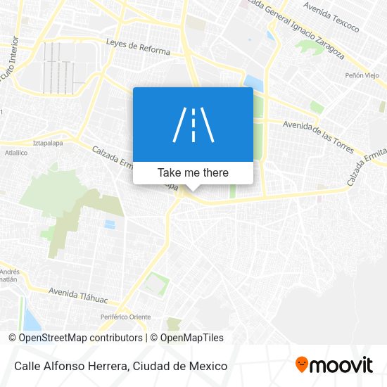 Calle Alfonso Herrera map