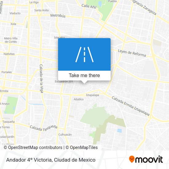 Andador 4º Victoria map