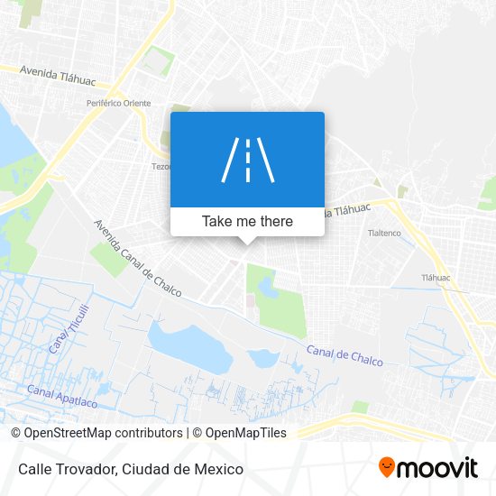 Mapa de Calle Trovador