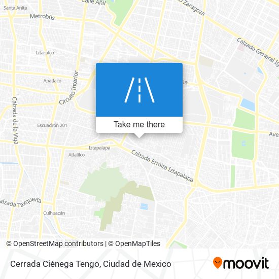 Cerrada Ciénega Tengo map