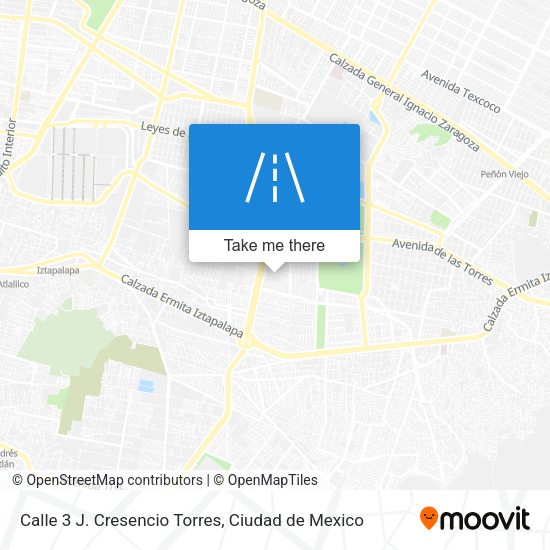 Calle 3 J. Cresencio Torres map