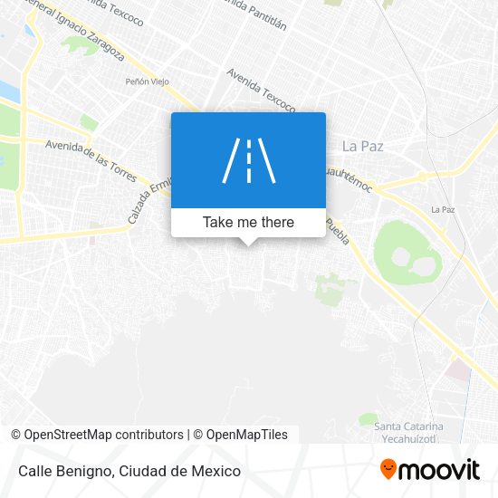 Calle Benigno map