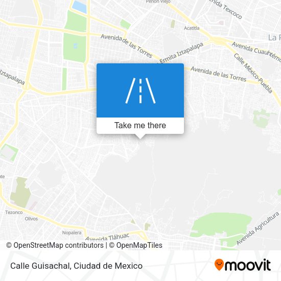 Calle Guisachal map