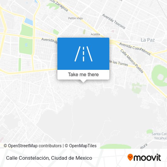 Calle Constelación map