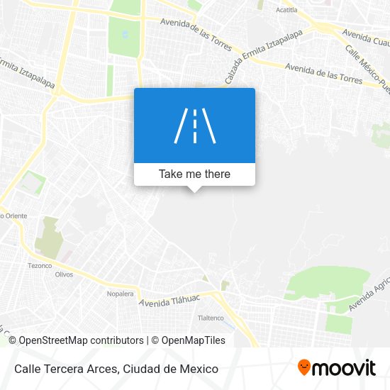 Calle Tercera Arces map