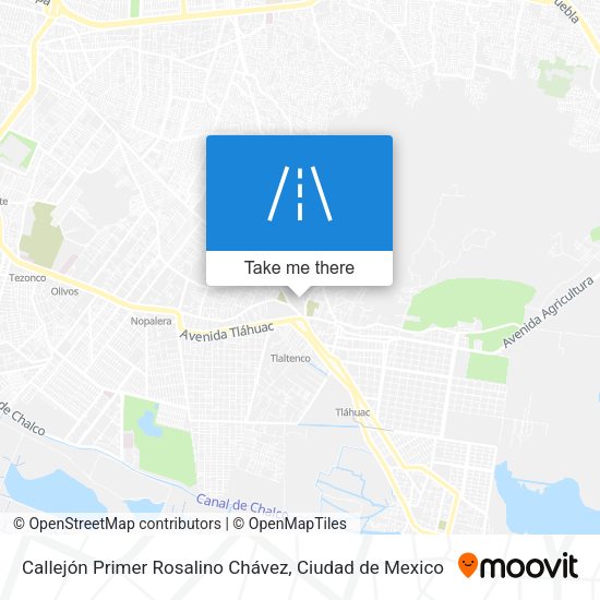 Mapa de Callejón Primer Rosalino Chávez