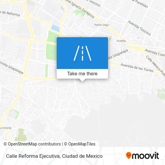 Calle Reforma Ejecutiva map
