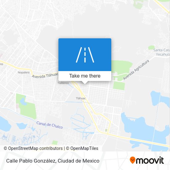 Mapa de Calle Pablo González