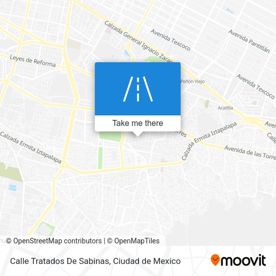 Mapa de Calle Tratados De Sabinas