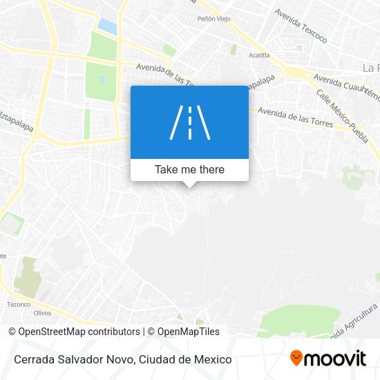 Mapa de Cerrada Salvador Novo