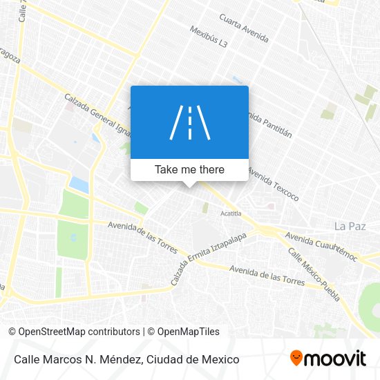 Calle Marcos N. Méndez map