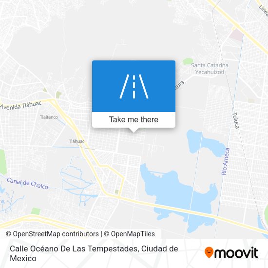 Calle Océano De Las Tempestades map