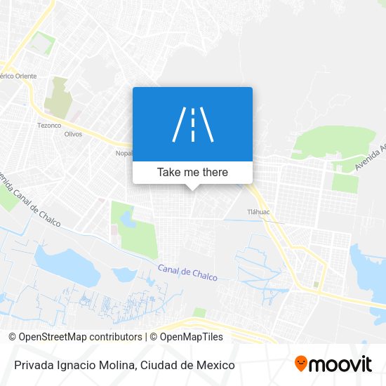 Privada Ignacio Molina map