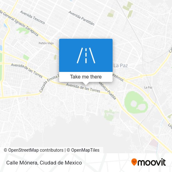 Calle Mónera map