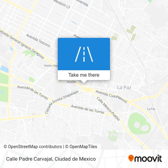 Calle Padre Carvajal map