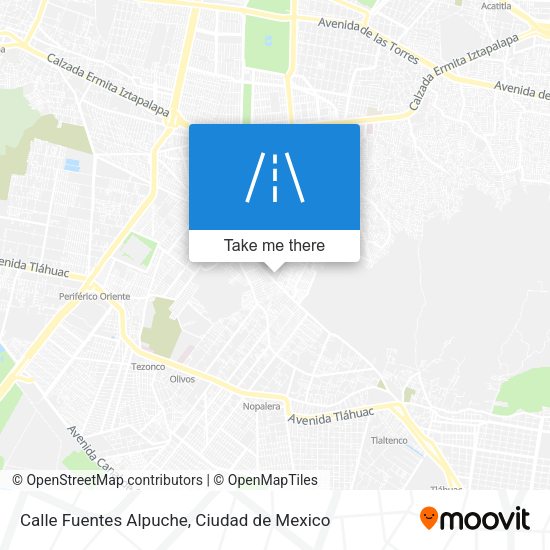 Calle Fuentes Alpuche map