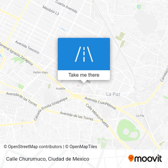 Calle Churumuco map