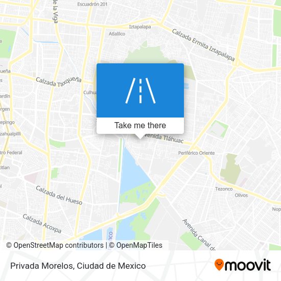 Mapa de Privada Morelos