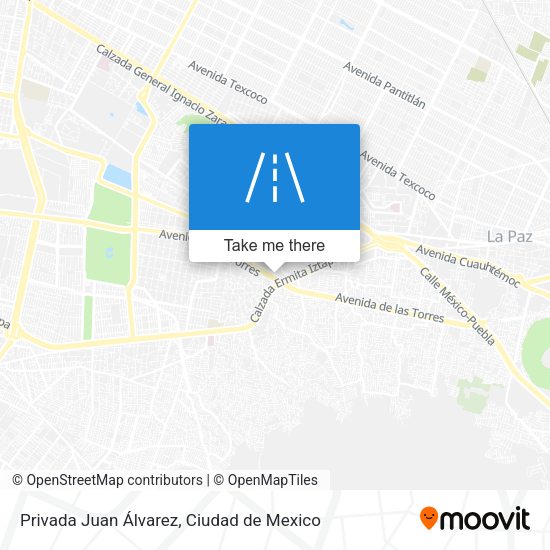 Mapa de Privada Juan Álvarez