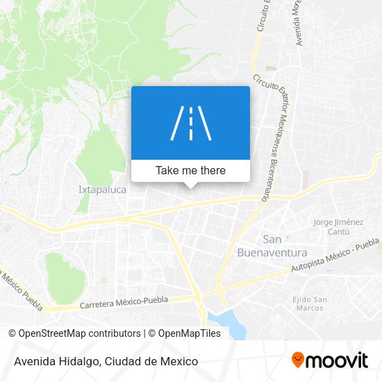 Avenida Hidalgo map