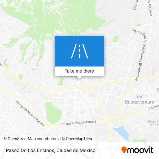 Paséo De Los Encinos map
