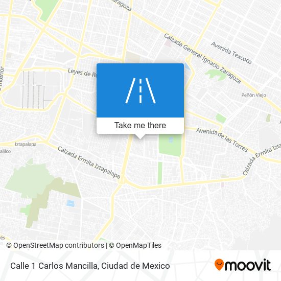 Calle 1 Carlos Mancilla map