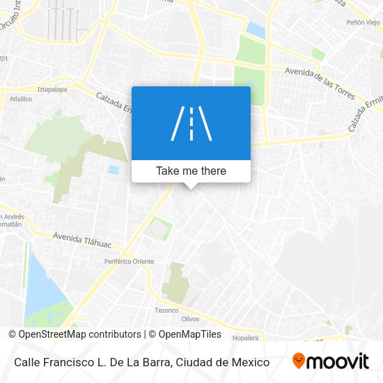 Mapa de Calle Francisco L. De La Barra