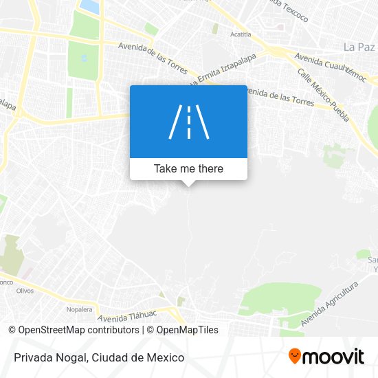 Mapa de Privada Nogal