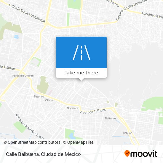 Calle Balbuena map