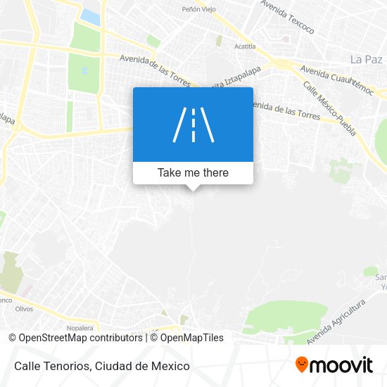 Calle Tenorios map